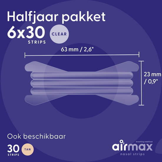 Halfjaarpakket transparant